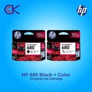 HP 680 Black + Color Ink Catridge / HP 680 Black Ink Catridge / HP 680 Color Ink Catridge