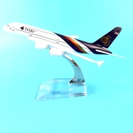 16cm Thai Airline A380 Plane Model alloy model aviation model Aircraft Thailand Airways A380 Airplan