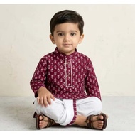 Boys Kids Krishna Style Dhoti Kurta | Dhoti Top | Janmashtami Kids Dress | Cotton Fabric