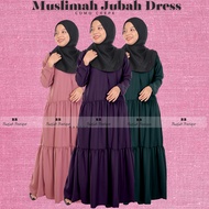 muslimah jubah dress jubah muslimah firrls plain como crepe