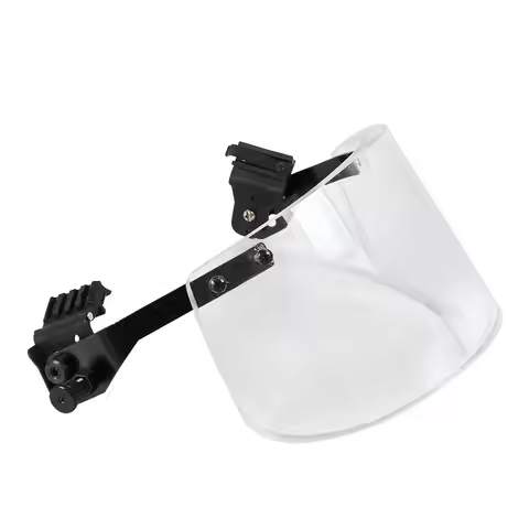 Face Shield NIJ 3A For Picatinny Railed Tactical Helmet Visor