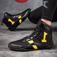 Men's and Women's Boxing Boots Wrestling Shoes Training Combat Sports Shoes Men's Fitness Equipment