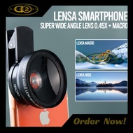 Latest Professional Super Wide Lens angle Lens 0.45X + Macro Smartphone