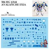 Water Decal [DELPI] 306 HG AVALANCHE EXIA 1/144 306N 306H