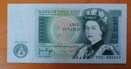 英國 1981年 1 英鎊紙幣