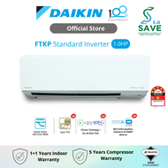 DAIKIN Standard Inverter Air Conditioner - FTKP R32 (1.0HP) FTKP28A / RKP28A-3WMY-LF