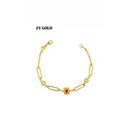 916/22K Gold Auspicious Aspirational Bracelet