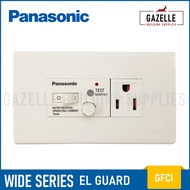 Panasonic Wide Series GFCI Outlet EL Guard Grounding Receptacle WEGP1741WK-5