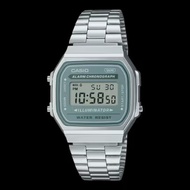 Winner Time นาฬิกา ข้อมือ สีทอง สายสแตนเลส รุ่น A168WA-3AY รับประกันบริษัท เซ็นทรัลเทรดดิ้งจำกัด cmg