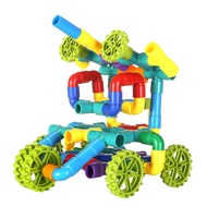 Children's Splicing Water Pipe Building Blocks Assembling Toys Assembling 3-4-6 Years Old 7 Years Ol
