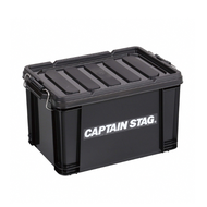 日本CAPTAIN STAG 日本製CS經典款收納箱/工具箱24L-黑色