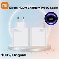 Xiaomi ดั้งเดิมที่ชาร์จความเร็วสูง120W พร้อมสายเคเบิลสำหรับ Xiaomi 6A Type-C Xiaomi 12T 12 Lite 11T Pro 12 Ultra Mix 4 Redmi K50 Pro Note 12 Pro + Poco F4 GT Black Shark 4S 5 RS Pro