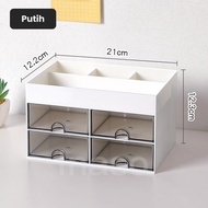 Inaso Kotak organizer kosmetik Rak Kosmetik Serbaguna Laci Mini Kosmetik kotak penyimpanan desktop H