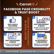 ​🔥 Facebook Page Credibility & Engagement Optimization | 100% Safe | Fast Delivery | Local MY Suppor