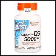 Va7P Doctor'S Doctors Best Vitamin Vit D3 D-3 5000Iu 5000 Iu 180 Sg 3Exo