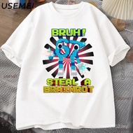 FashionBruhClothingSevenBreathableSleeveShort  BrainrotsTop      Game67 Shirt      CODT-shirtTTee202