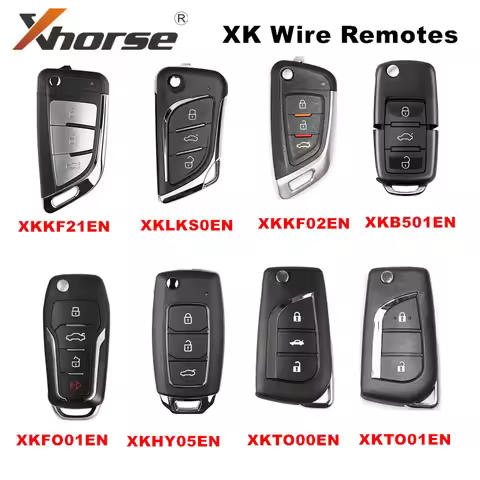 1Piece/lot Xhorse Wire Remotes XKKF21EN XKLKS0EN XKKF02EN XKB520EN XKFO01EN XKHY05EN XKTO01EN for ke