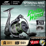 SeaHunter DW Fishing Reel Power Handle 1000-7000 5.2:1 Gear Ratio 14+1BB 15KG Max Drag Full Saltwate