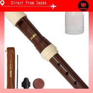 Toyama Instruments AULOS Belcanto Soprano Recorder German Style 104A (G) with Antibacterial Cap Set