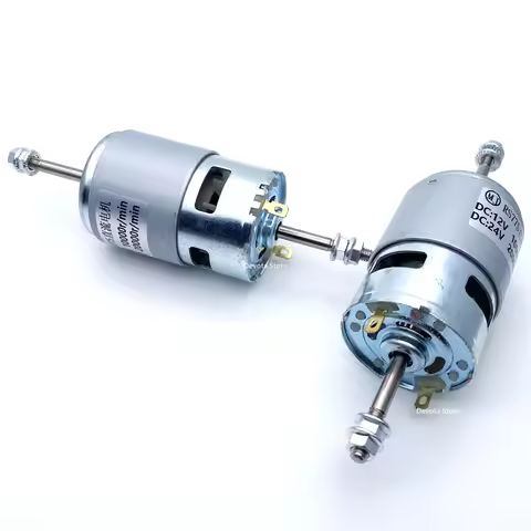 775 DC Motor 12V 24V Dual-bearing Double-Screw-shaft 3000RPM 20000RPM 10000RPM