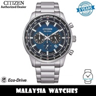 Citizen CA4500-91L Eco Drive Chronograph Mineral Crystal Glass Stainless Steel Case & Strap Men's Wa