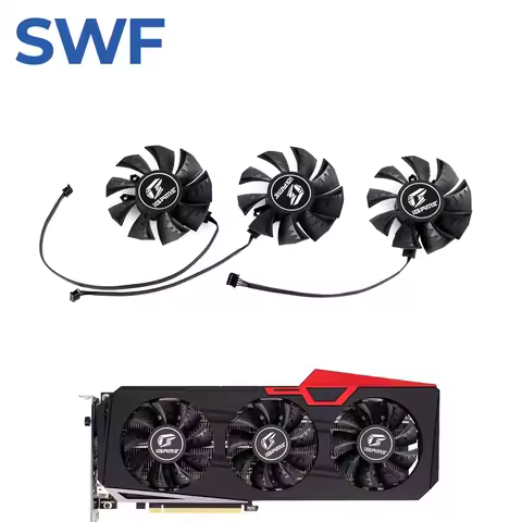 75MM RTX 2070 Super Cooling Fan For Colorful iGame RTX 2060 2070 Super Ultra OC V2 V3 Graphics Card 
