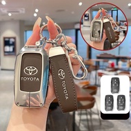 Soft Tpu Car Remote Key Case Cover for Toyota RAV4 Crown Hilux Fortuner Camry Land Cruiser Prado Alp