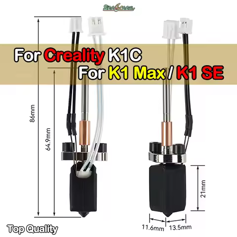 For K1 Max/Se Hotend kit Upgraded V3.0 Hotend Hardness Throat Replaceable nozzles For Creality K1C u