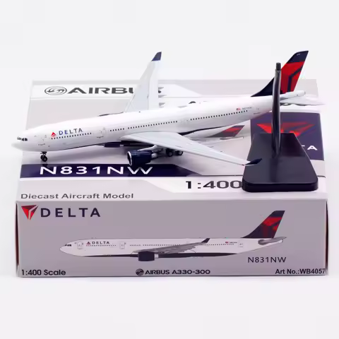 WB4057 Alloy Collectible Plane Gift Aviation 1:400 DELTA Airines "SkyTeam" Airbus A330-300 Diecast A