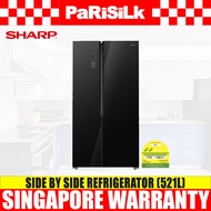 (Bulky) Sharp SJ-SS52EG-BK Side by Side Refrigerator (521L)