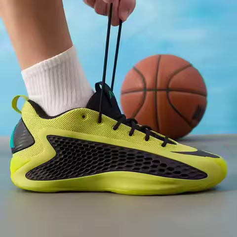 Popular Adidas Men's ANTHONY EDWARDS 1 Shock Absorbing and Wear-resistant Training Basketball Shoes 
