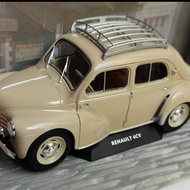 Solid 1/18 Renault 4cv 1956 Alloy Car Model
