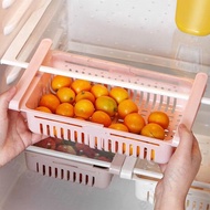 Adjustable refrigerator storage rack refrigerator drawer basket refrigerator storage box