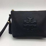 TORY BURCH TB 2018夏季款 黑色 流蘇手拿包 輕奢時尚 美國Outlet代購