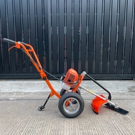 WE เครื่องตัดหญ้า รถเข็นตัดหญ้า 2 จังหวะ 4 แรงม้า 52CC รุ่น 520 สตาทเบา