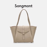 Songmont Womens Genuine Leather Tote Bag with Detachable Inner Zipper Bag