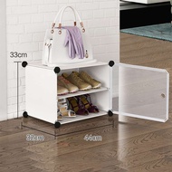 Inaso Rak Sepatu Susun Plastik Portable Kotak Lemari Sepatu Transparan Tebal Shoes Storage Box Tempa