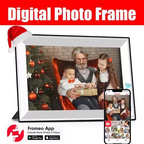 Frameo 10.1 Inch WiFi Digital Picture Frame 1280x800 HD IPS Touch Screen Digital Photo Frame Electro