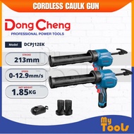 Mytools DONGCHENG DCPJ12EK Cordless Caulk Gun | Gun Silikon Tanpa Wayar Kelajuan 0–12.9mm/s