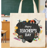 Tas Canvas Araw ng Guro Custom Pangalan Captain/Beth/Game D9HM