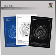 [Poster Only] Casio G-Shock MRG B2000 GSHOCK Minimal Watch Blueprint Art Large Poster Print / Wall A