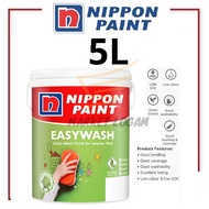 5L Nippon Paint Easy Wash Matt Finished Interior Paint