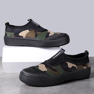 Mens outdoor casual shoes construction site odor proof camouflage labor protection shoes