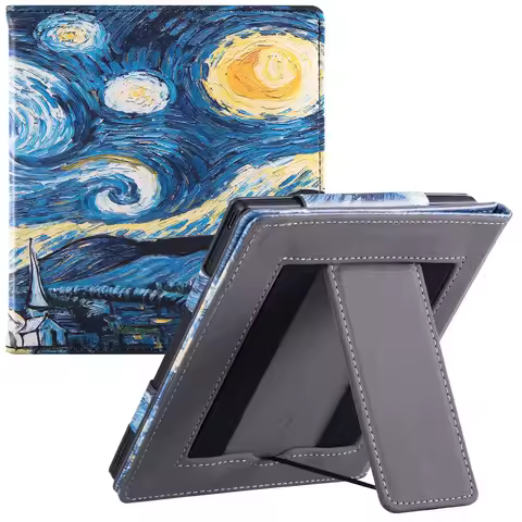 Case for 7" Boox Go 7 B/W & Go Color 7 (1/2 th Gen,2025/2024) | Built-in Stand & Hand Strap | with S