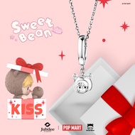 Jubilee Diamond ชาร์ม Sweet Bean Language of Love:Kiss Me Face Charm | SweetBean POPMART [Limited Ed