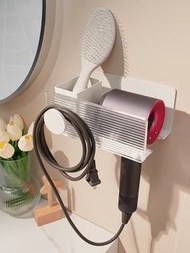 Dyson 風筒白色置物架 免打孔 掛架 吹風機支架浴室架