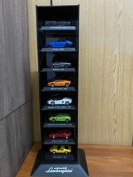 藍寶堅尼1:64模型車 一套八台含展示盒