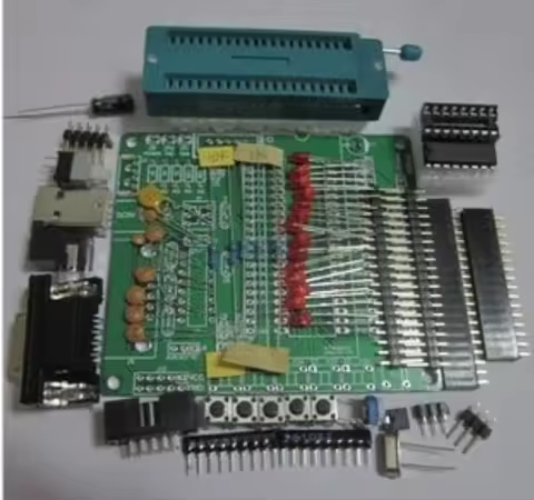 DIY learning board kit suit the parts 51/AVR microcontroller development board learning board STC89C