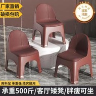 塑料加厚椅子兒童座椅靠背椅客廳沙發茶幾板凳浴室洗澡防滑小矮凳