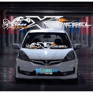 SQUID, SQUID, LAND, X DIESEL stickers